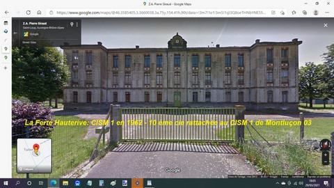 La Ferté Hauterive - CISM 1 En 1962 - 10 Ème Cie Rattachée Au CISM 1 De Montluçon La Caserne Richemont