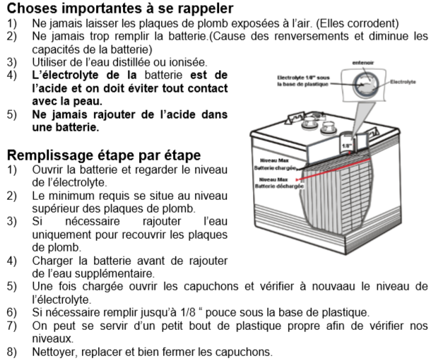 BATTERIES: Quelle capacit ?Entretien des batteries de type dcharge profonde