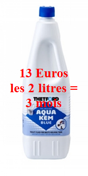 AQUA KEM BLUE: Bernard recommande l'utilisation Thetford Aqua Kem Blue Non Doseer