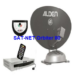 L'antenne automatiqueSAT-NET Orbiter 80est la premire antenne  double fonction, tlvision et internet.