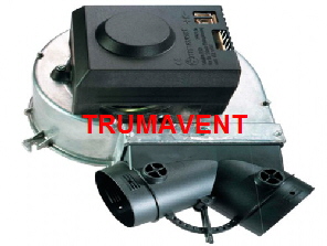 TRUMAVENT  230V.ref 921083: Dbit air diam 65:169 m3/h.diam 72:182 m3/h.consommation 65 w. 