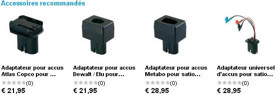 Bernard la achet pensant quil tait adapt a sa perceuse  MANESMANN vendue par CONRAD. 