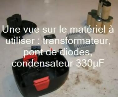Pour ceux qui ont une perceuse avec batterie HS....