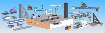 OUTILLAGE CONTROLE ET GRATTAGE : rgle de dressage pontet, triangulaire, parralle, cylindre de contrle,querre de contrle en granit niveau cadre  bulle, niveau plat  bulle, equerre ce contrle en fonte, marbre de contrle
