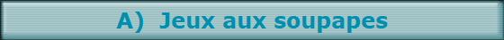 A)  Jeux aux soupapes