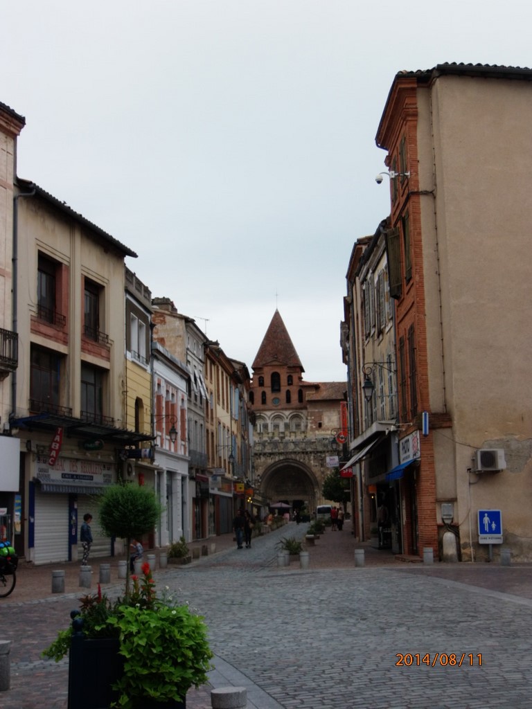 Rue et Abbaye Saint pierre de Moissac