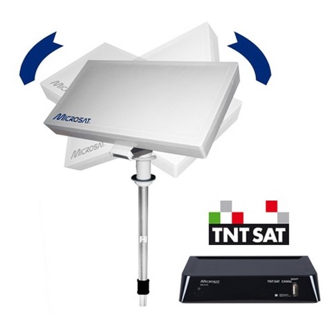 Antenne satellite plate MSAT330 avec démo TNT HD "MIcrosat"