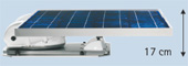 Lavantage nergtique du SunMover est encore plus important pendant les mois dhiver car, le soleil tant plus bas  lhorizon, les modules  plat nont quun rendement minimal.