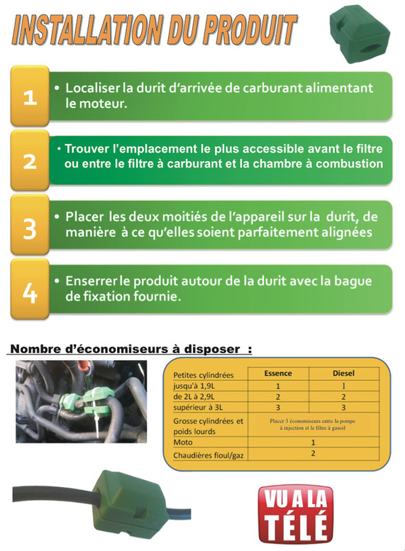 Super conomiseur de carburant: Vu au journal tl sur TF1