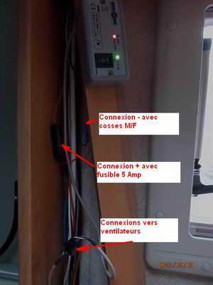 COMMANDE AUTOMATIQUE DES VENTILATEURS DE REFRIGERATEUR
