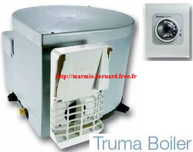 Chauffe eau TRUMA Normal - 10 L: Une cuve en acier inoxydable avec un volume d'eau de 10 ou 14 litres (chauffe-eau B 10 ou B 14), au choix Tension de commande 12 V (tension d'alimentation pour la commande) 