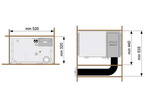 Le chauffage central: Alde Compact 3020 HE