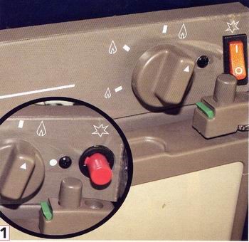 REFRIGERATEUR: un allumeur électronique plutôt qu’un piezo: On différencie un allumeur piézo d’un modèle électronique par le dispositif d’allumage: le premier étant un bouton-poussoir et le second un interrupteur. Pour faire l’échange, il est nécessaire soit de changer le bandeau, soit de limer l’orifice.