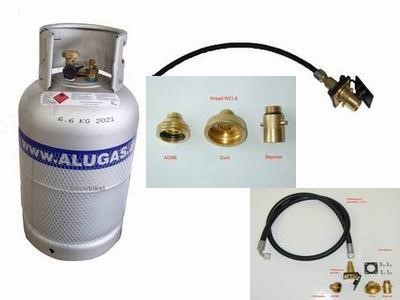 Bouteille GPL Aluminium 27L Avec Kit De Remplissage Externe