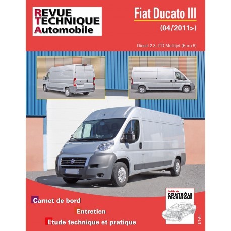 La RTA Fiat Ducato III Diesel 2.3 JTD est une revue technique capitale au bon entretien de votre voiture. Acquérir cette revue technique auto vous permettra d'obtenir des compétences pour entretenir vous même et à moindre coùt votre véhicule. Achetez la RTA Fiat Ducato III Diesel 2.3 JTD pour découvrir tous les secrets sur le démontage et le remontage des éléments fondamentaux de votre auto.