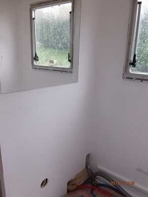 Peinture et préparation au remontage: l’espace est réduit, là est la dificulté et la pénibilité!