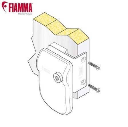 SAFE DOOR FRAME 3 WHITE FIAMMAVersion composée de 3 blocs de sécurité Safe Door Frame possédant la même serrure.