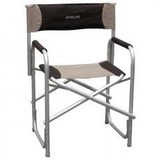 Fauteuil aluminium Director Marron Beige Midland