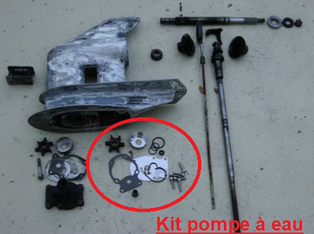 KIT POMPE A EAU: moteur Evinrude